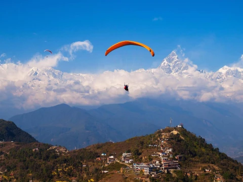 Paragliding in Pokhara